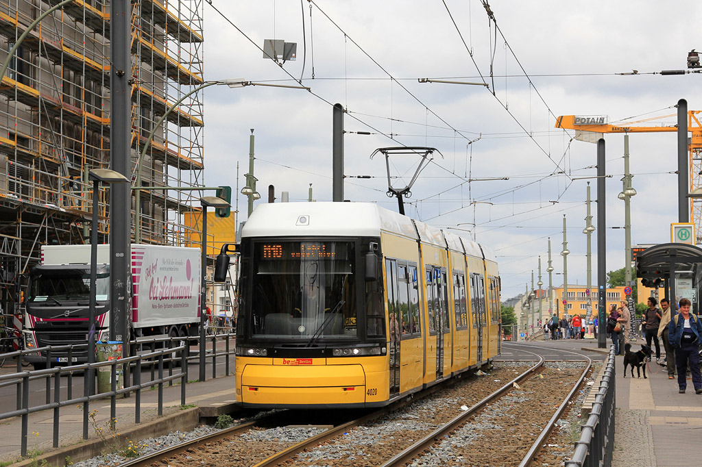Берлин, Bombardier Flexity Berlin (GT6-08ZR/F6Z) № 4020