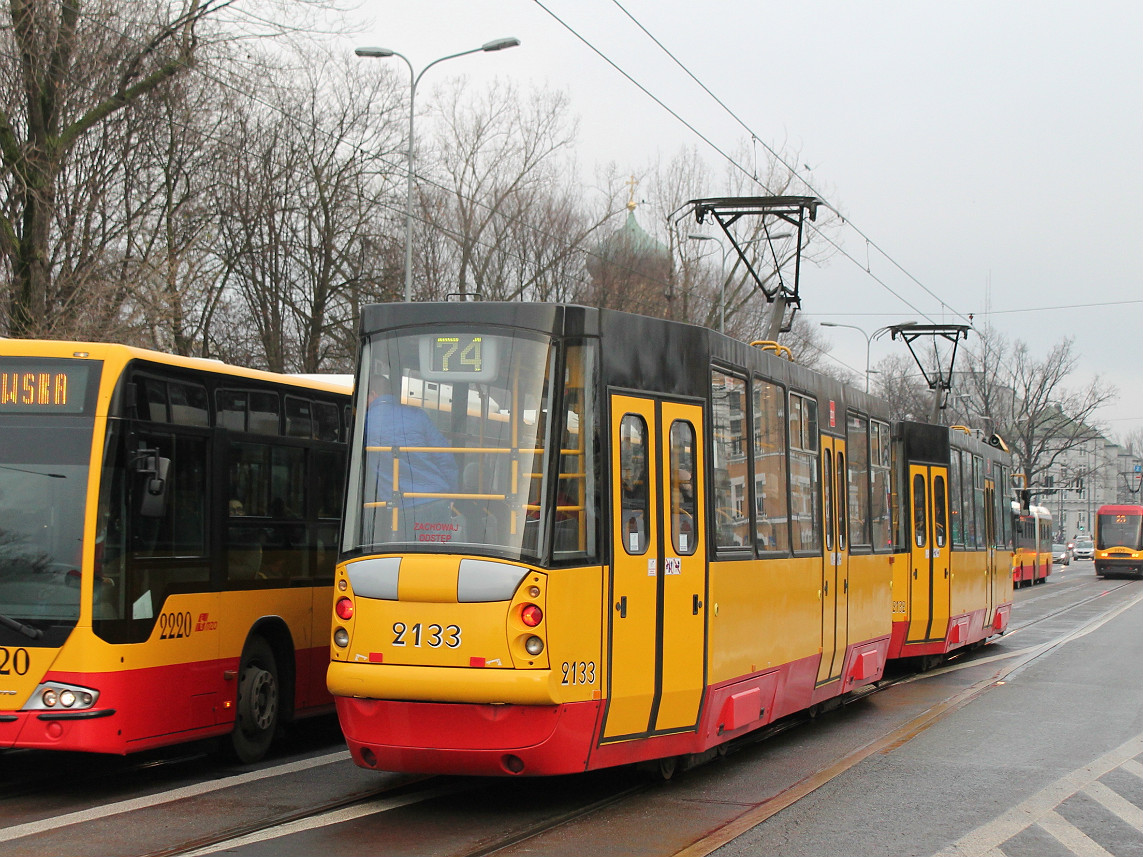 Варшава, Konstal 105N2k/2000 № 2133