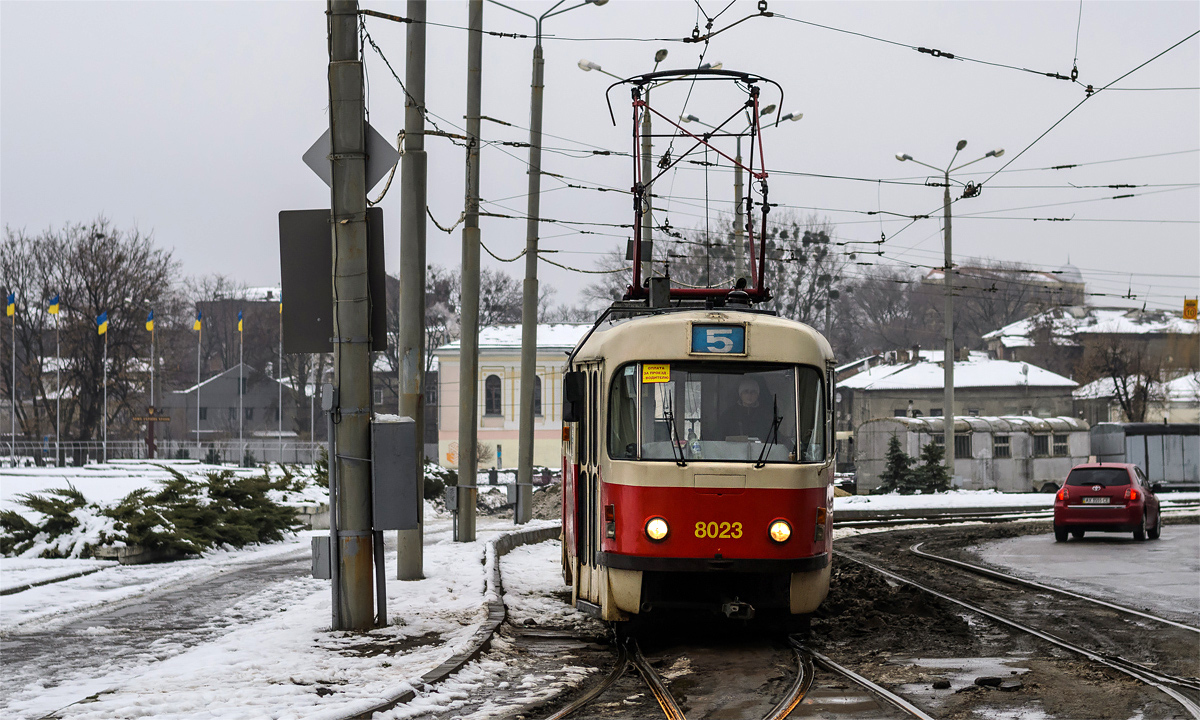 Харьков, Tatra T3M № 8023