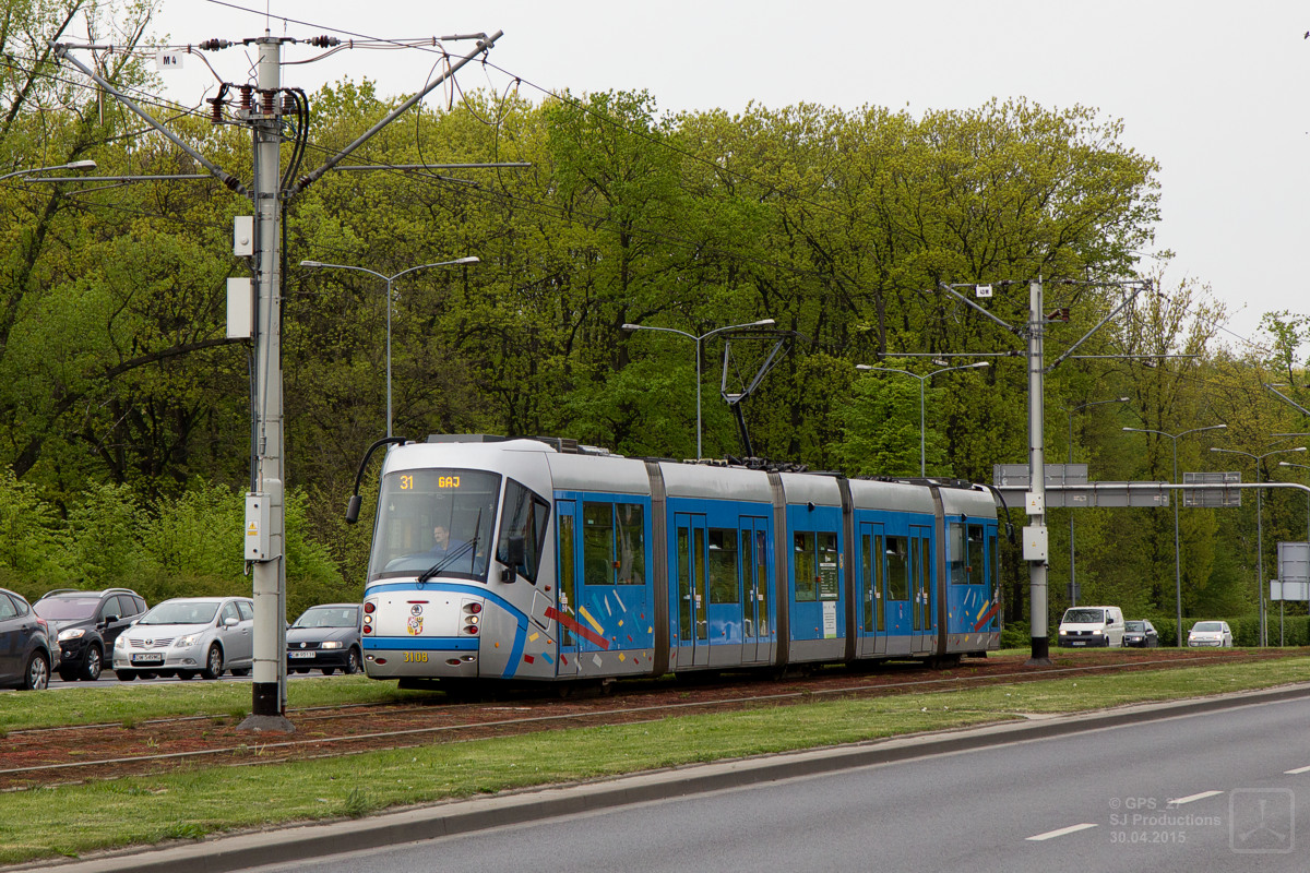 Wrocław, Škoda 19T Elektra # 3108 Wrocław, Škoda 19T Elektra # 3108