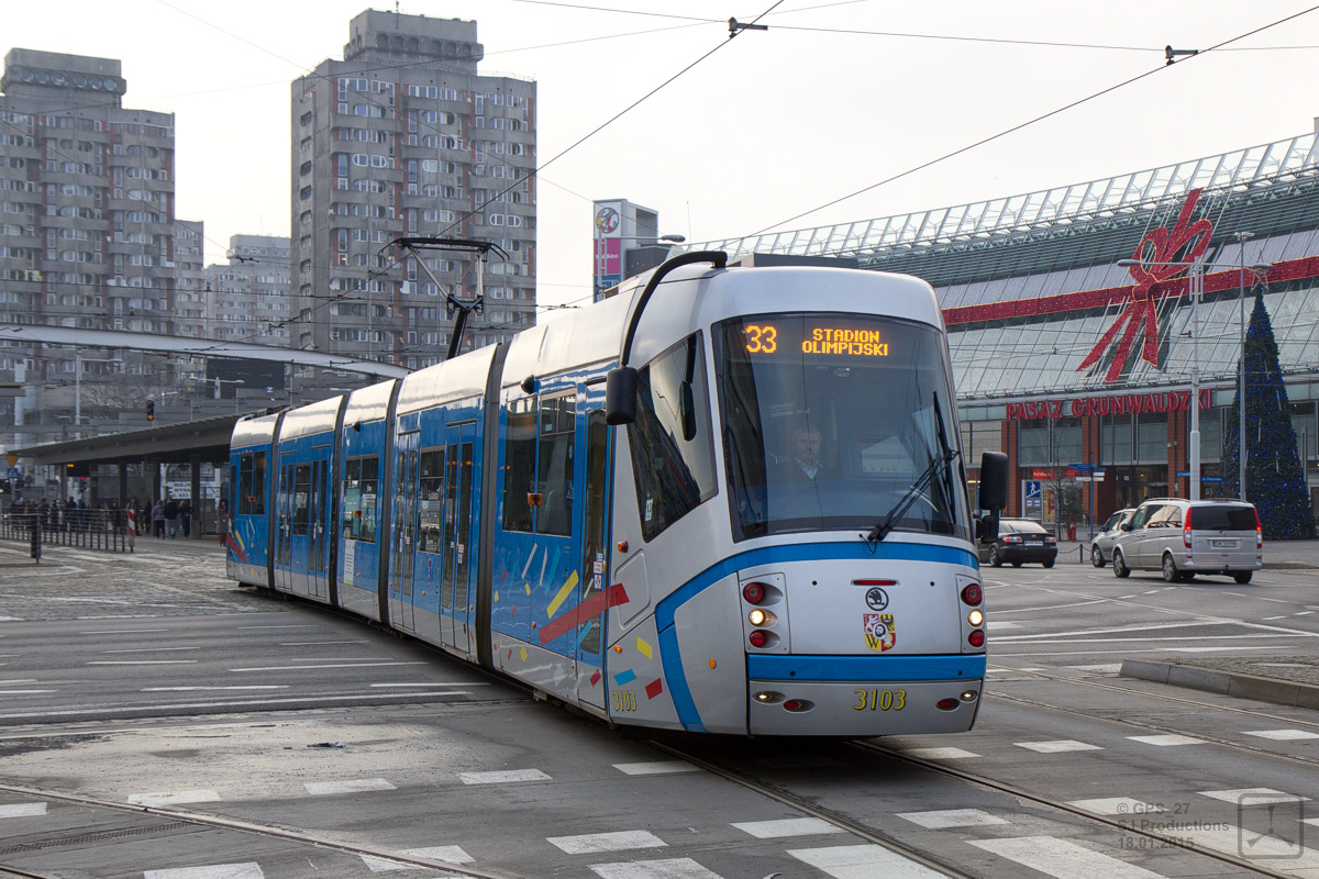 Вроцлав, Škoda 19T Elektra № 3103