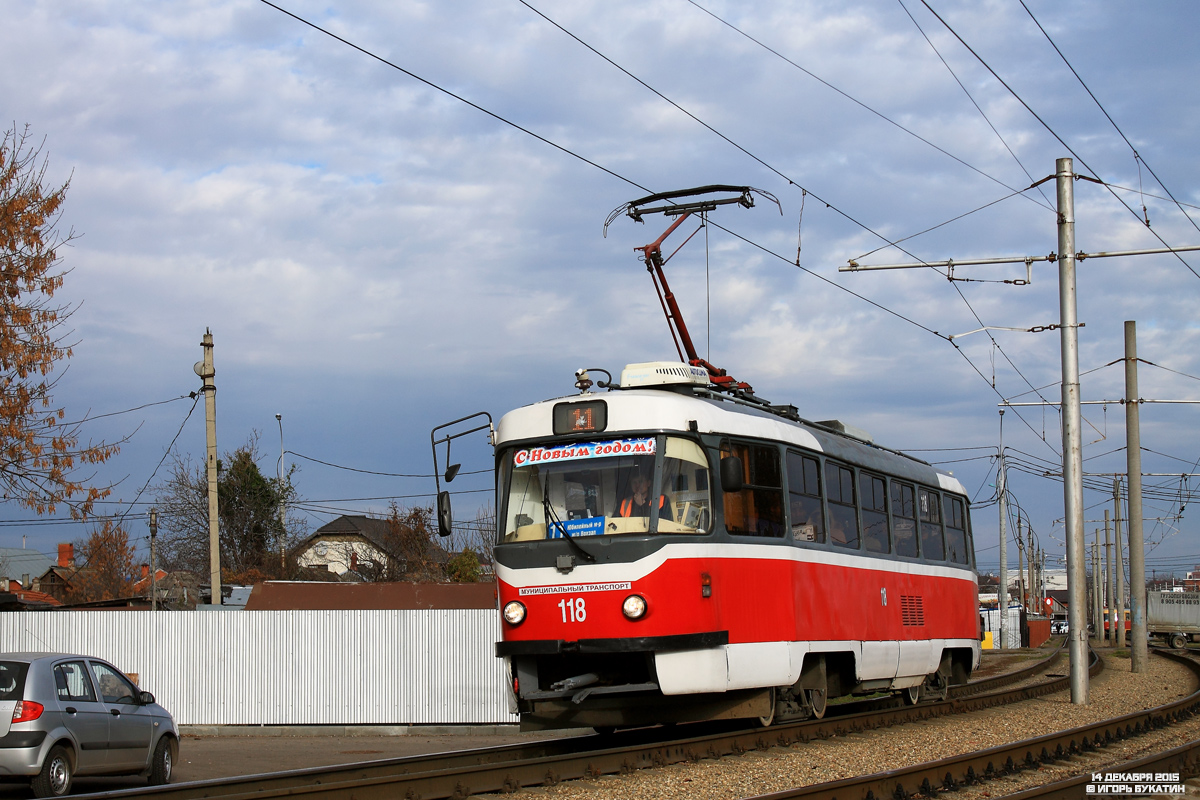 Краснодар, Tatra T3SU КВР ТМЗ № 118