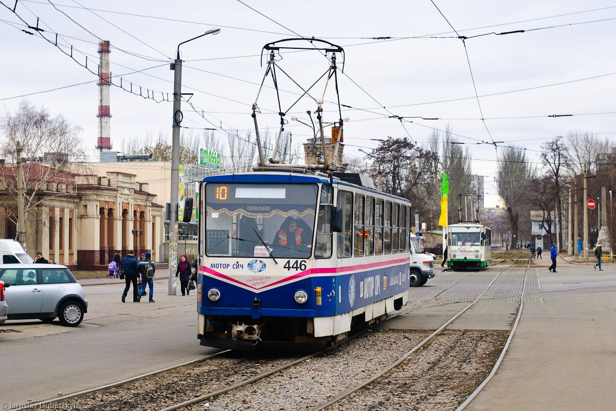 Запорожье, Tatra T6B5SU № 446