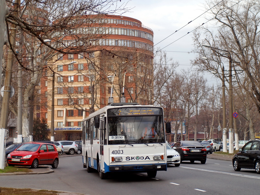 Одесса, Škoda 14Tr17/6M № 4003