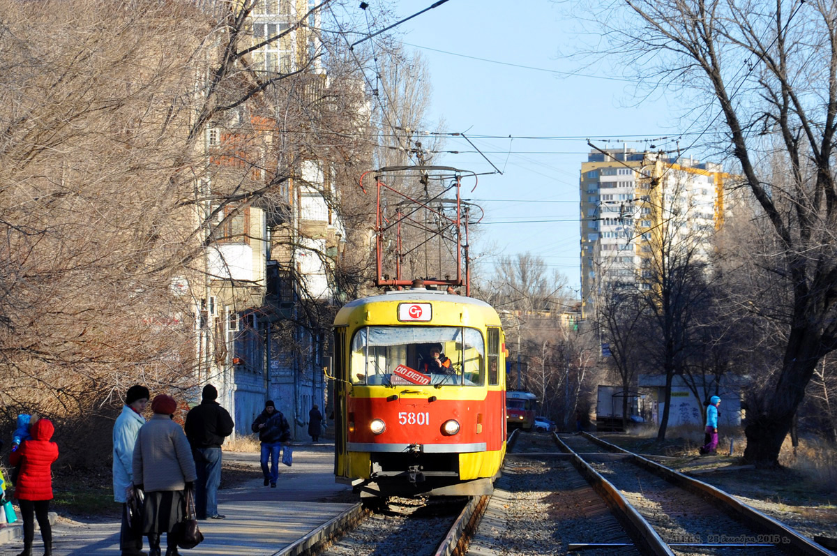 Волгоград, Tatra T3SU № 5801
