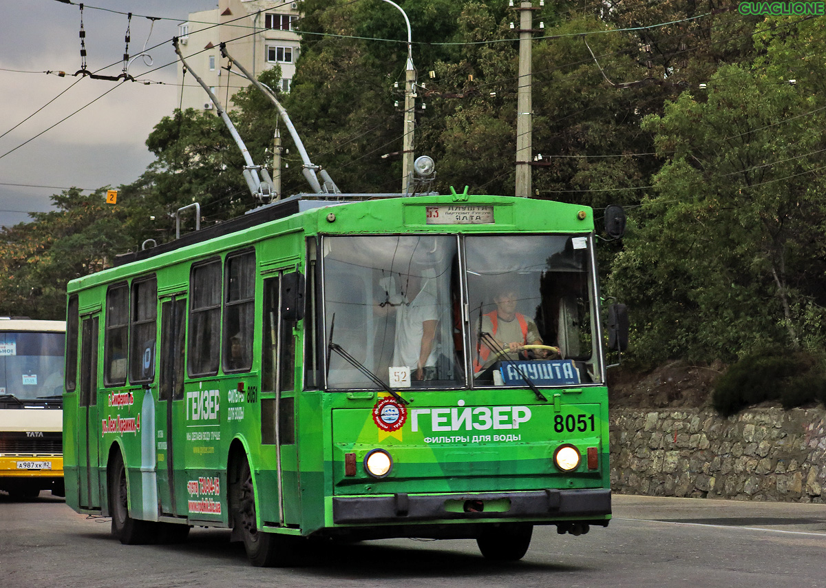 Крымский троллейбус, Škoda 14Tr02/6 № 8051