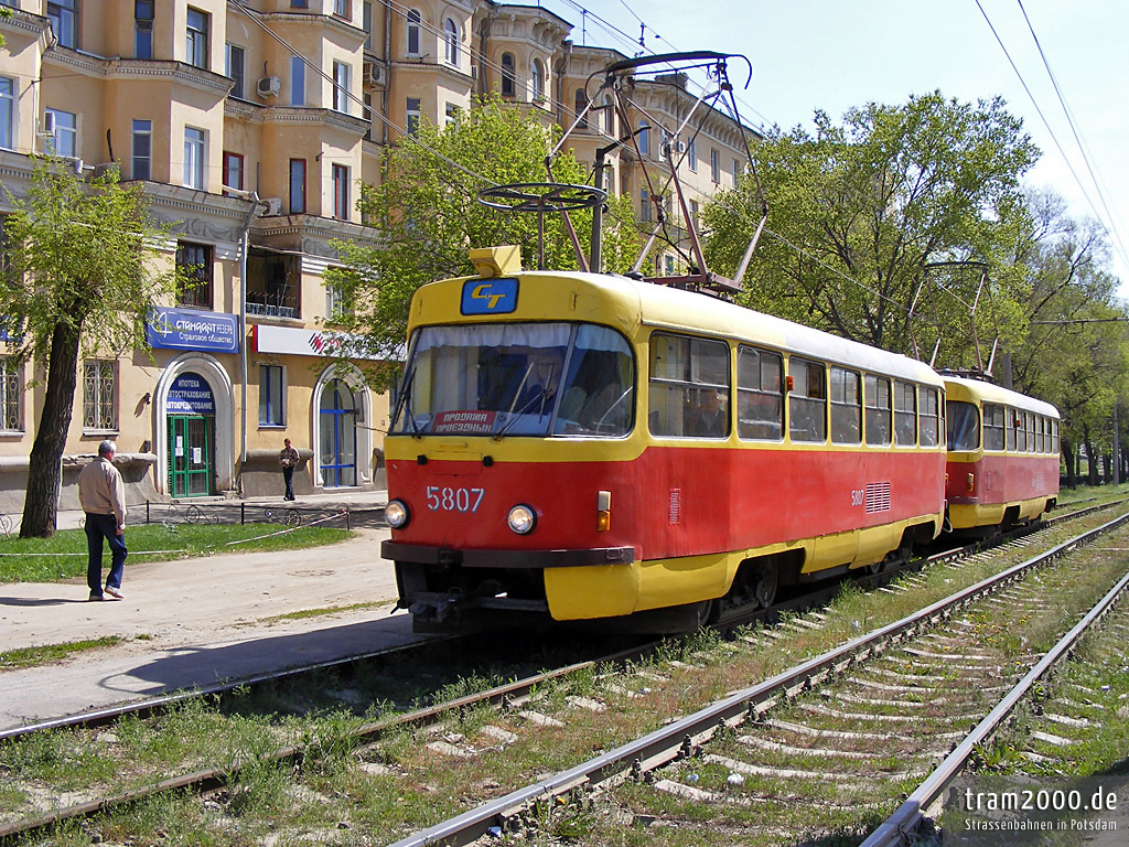 Волгоград, Tatra T3SU № 5807