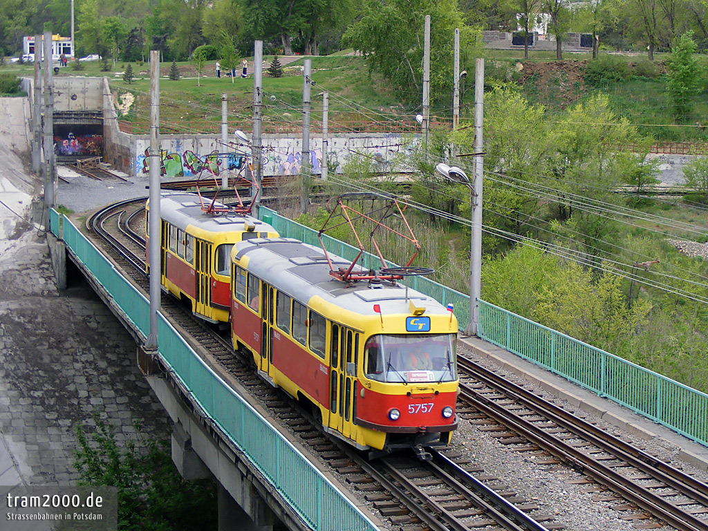 Волгоград, Tatra T3SU № 5757