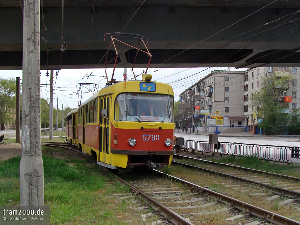 Волгоград, Tatra T3SU № 5798