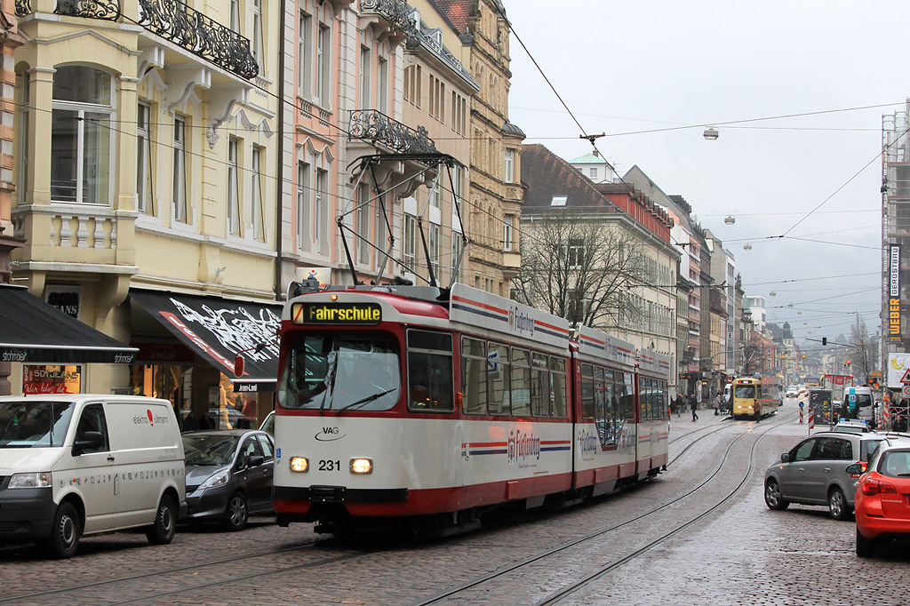 Freiburg im Breisgau, Duewag GT8NF Nr. 231