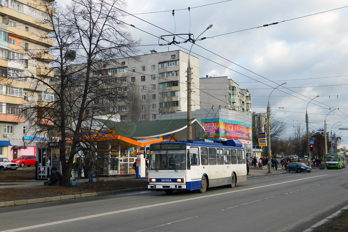 Харьков, Škoda 14Tr18/6M № 2411