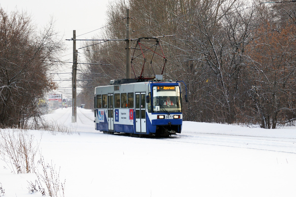 Барнаул, Tatra B3DM КВР Барнаул № 3077
