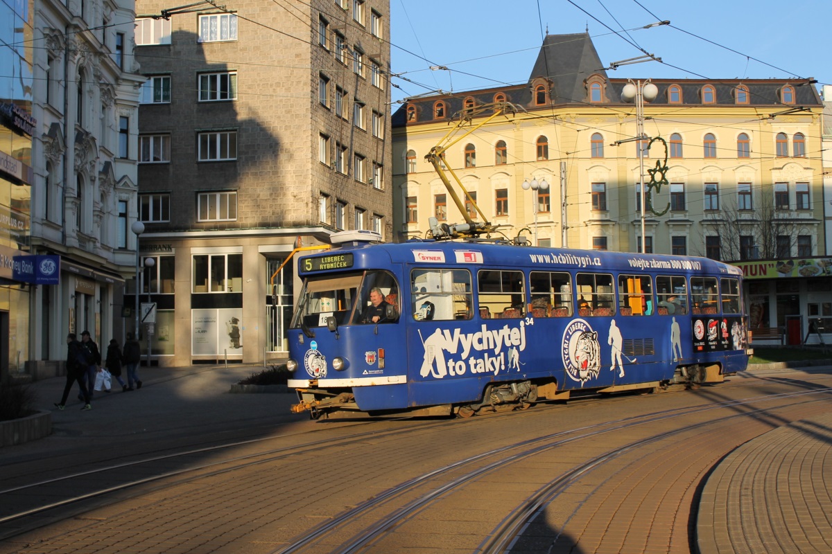 Либерец ― Яблонец-над-Нисой, Tatra T3R.PV № 34