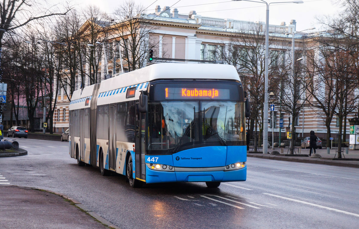Таллин, Solaris Trollino III 18 AC № 447