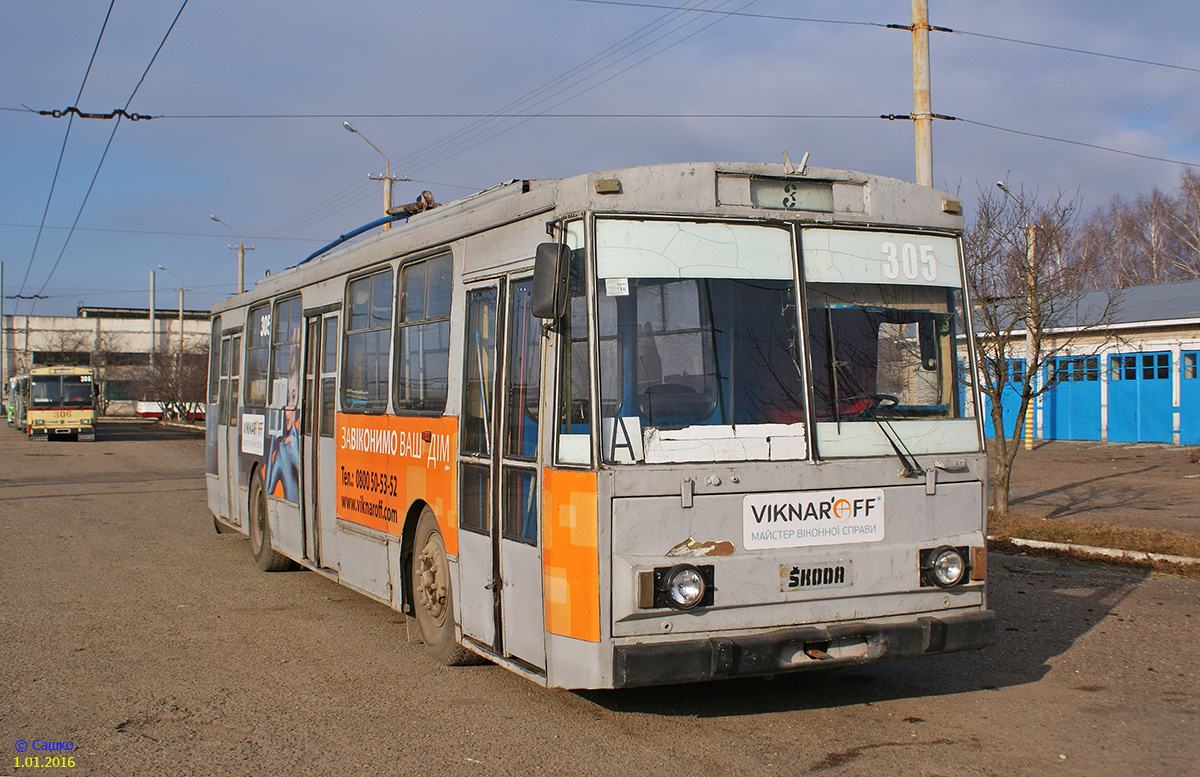 Черновцы, Škoda 14Tr89/6 № 305