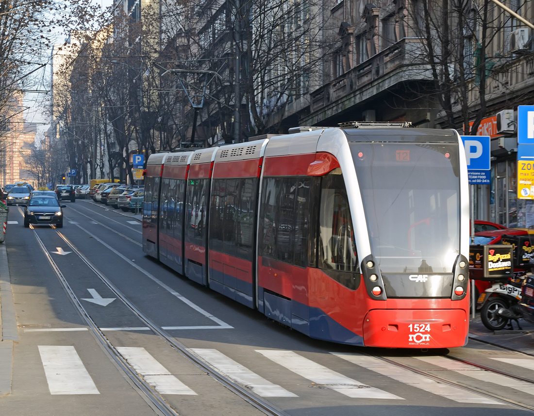Белград, CAF Urbos 3 № 81524 (1524)