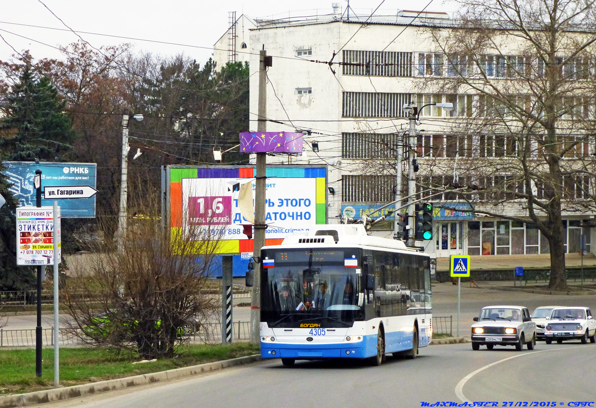 Крымский троллейбус, Богдан Т70110 № 4305