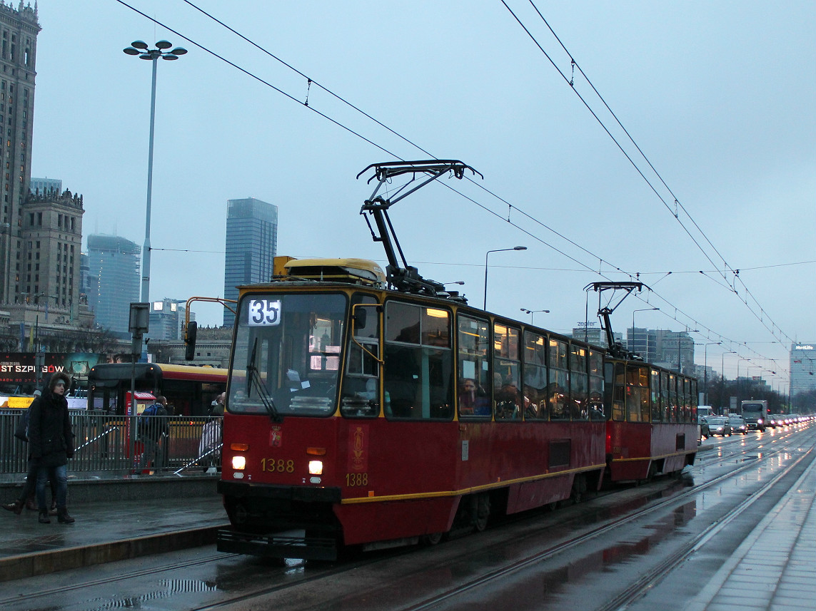 Варшава, Konstal 105Nb/e № 1388