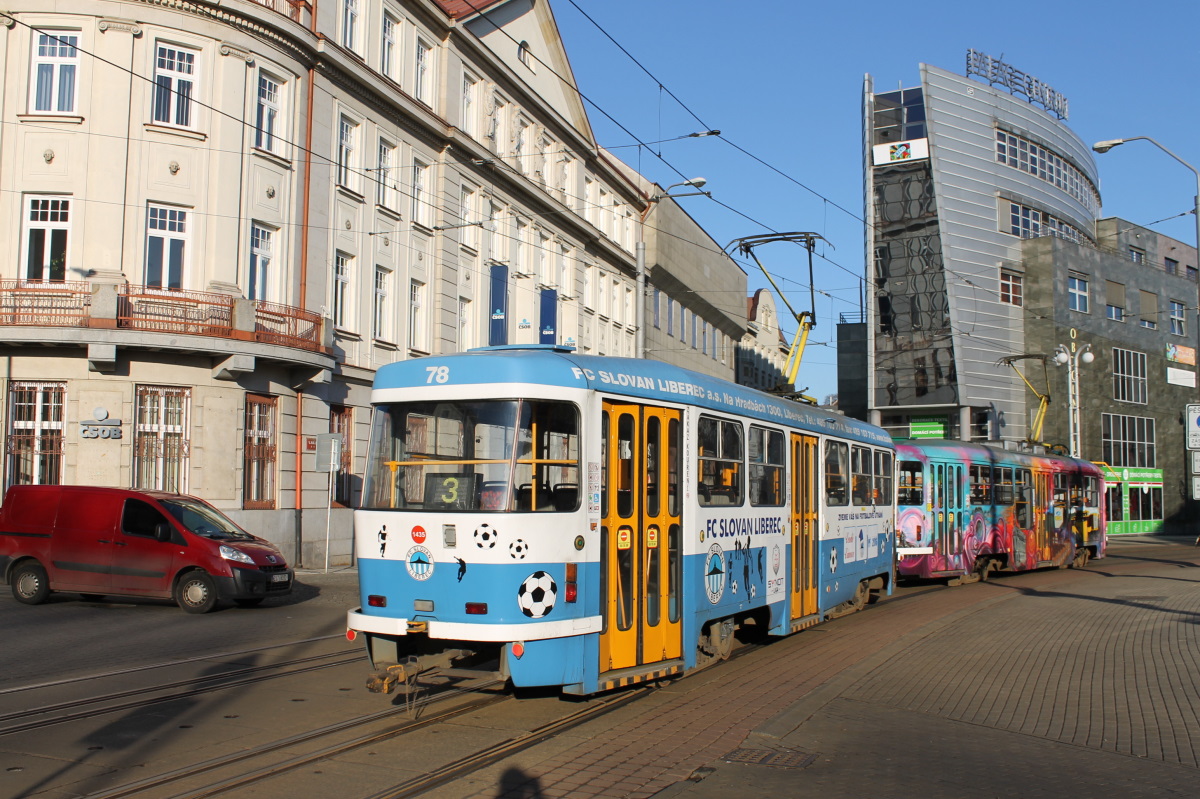 Ліберац — Ябланец-над-Нісаў, Tatra T3R.PV № 78