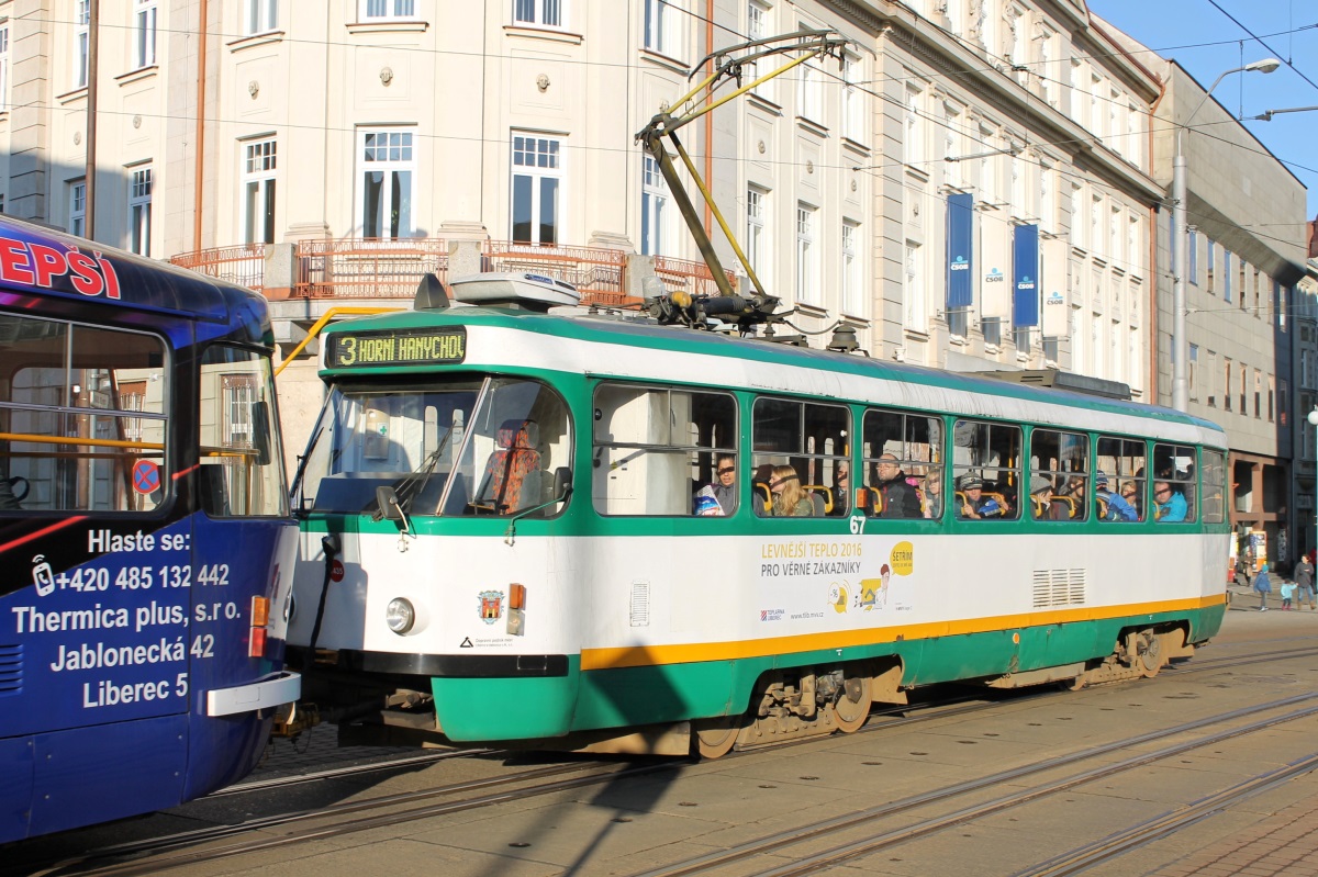 Либерец ― Яблонец-над-Нисой, Tatra T3M.04 № 67