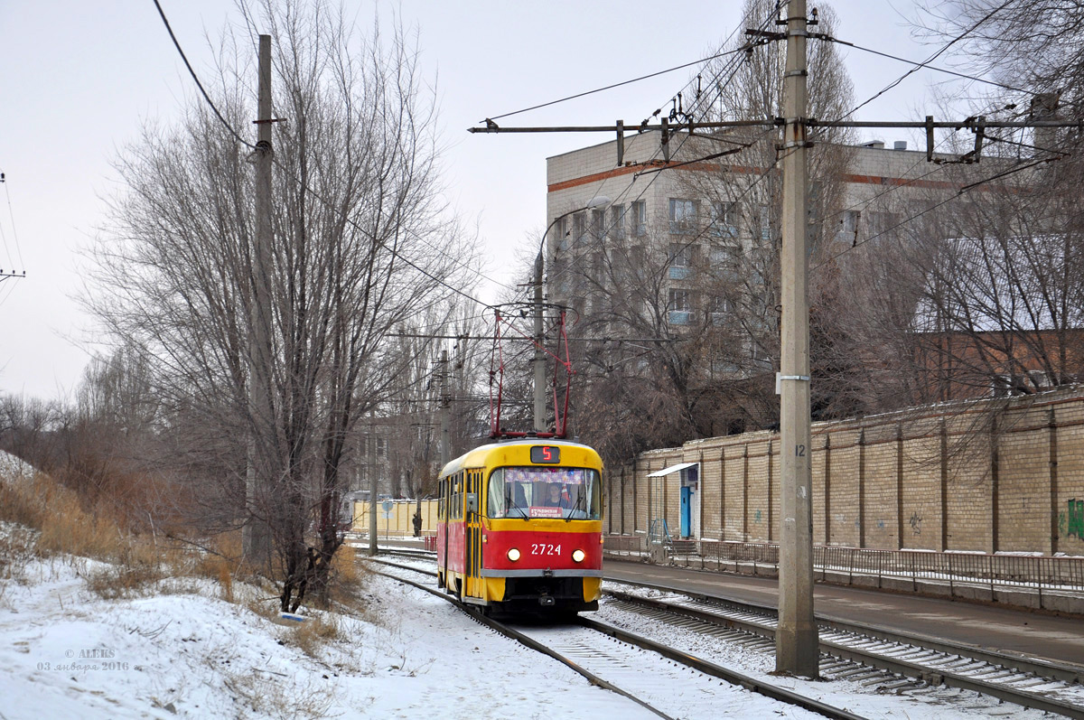 Волгоград, Tatra T3SU № 2724