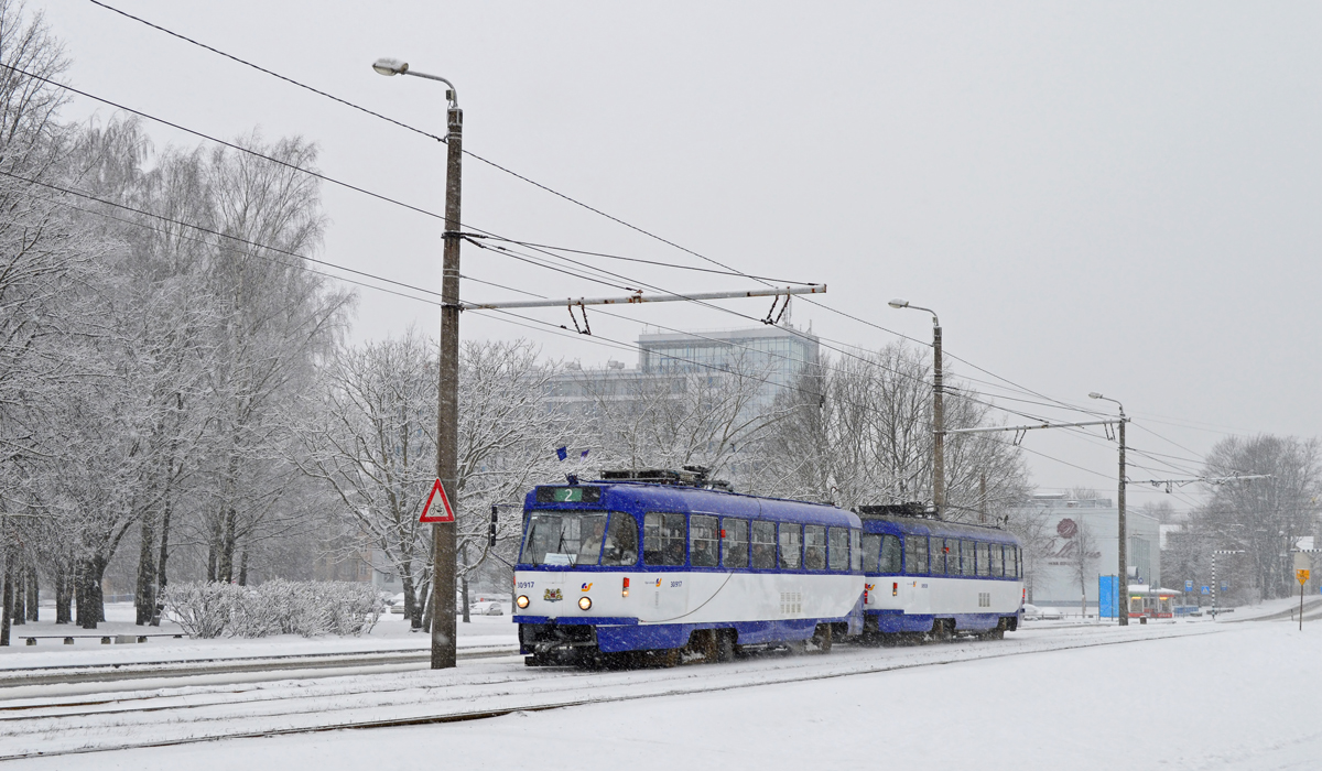 Рига, Tatra T3A № 30917