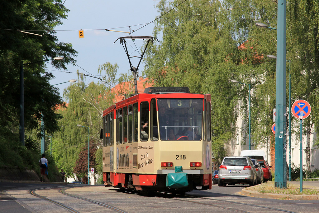 Frankfurt an der Oder, Tatra KT4DM — 218
