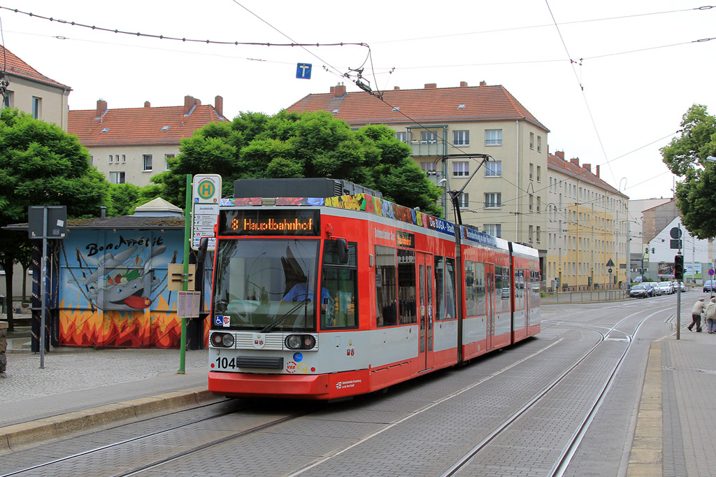 Бранденбург-на-Хафеле, Duewag MGT6D № 104