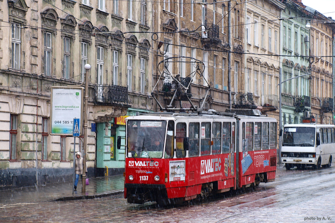 Львов, Tatra KT4SU № 1137