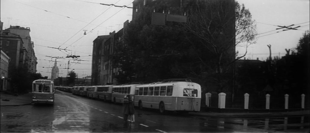 Москва — Исторические фотографии — Трамвай и Троллейбус (1946-1991); Москва — Троллейбусы в кинофильмах