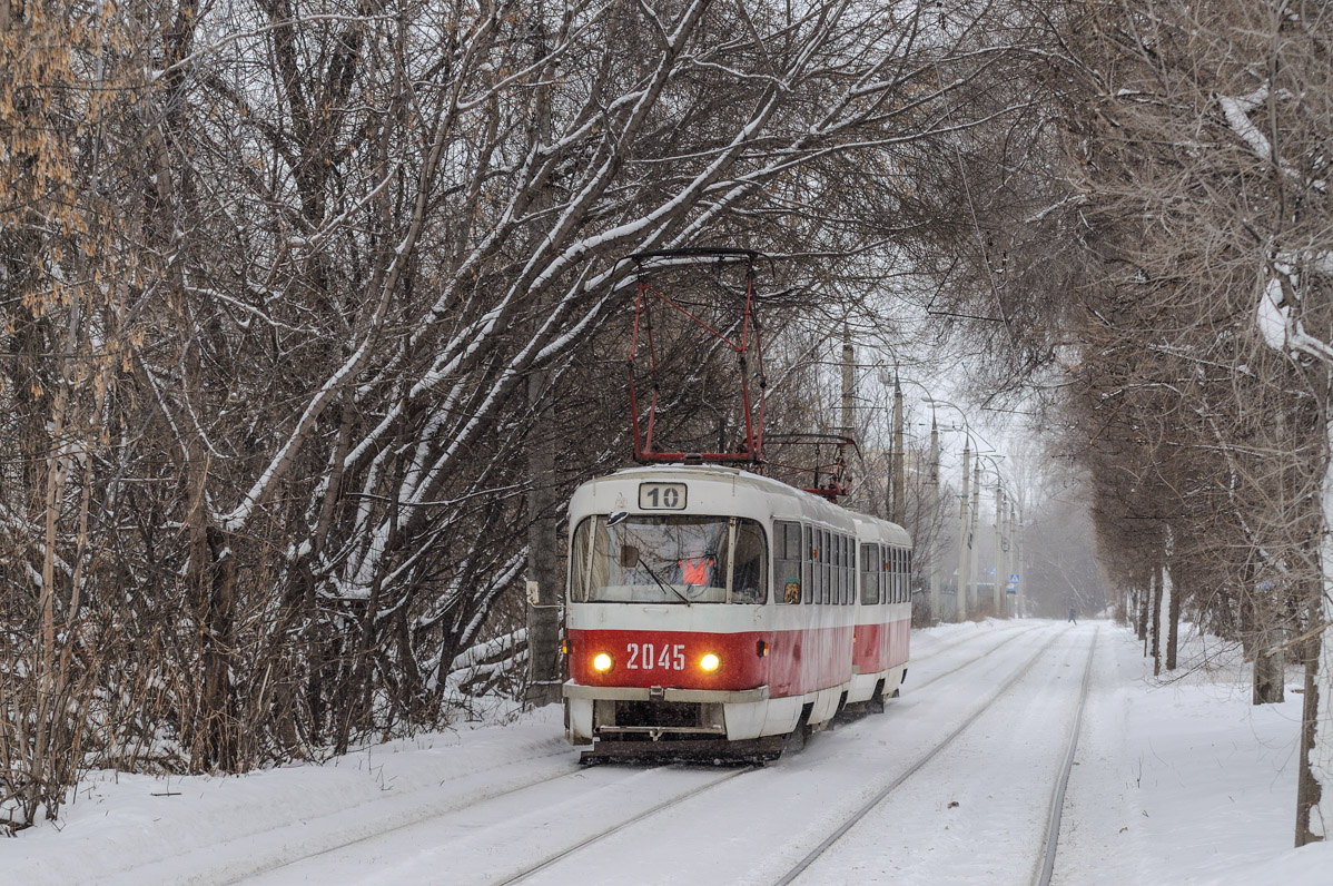 Самара, Tatra T3SU (двухдверная) № 2045 Самара, Tatra T3SU (двухдверная) № 2045