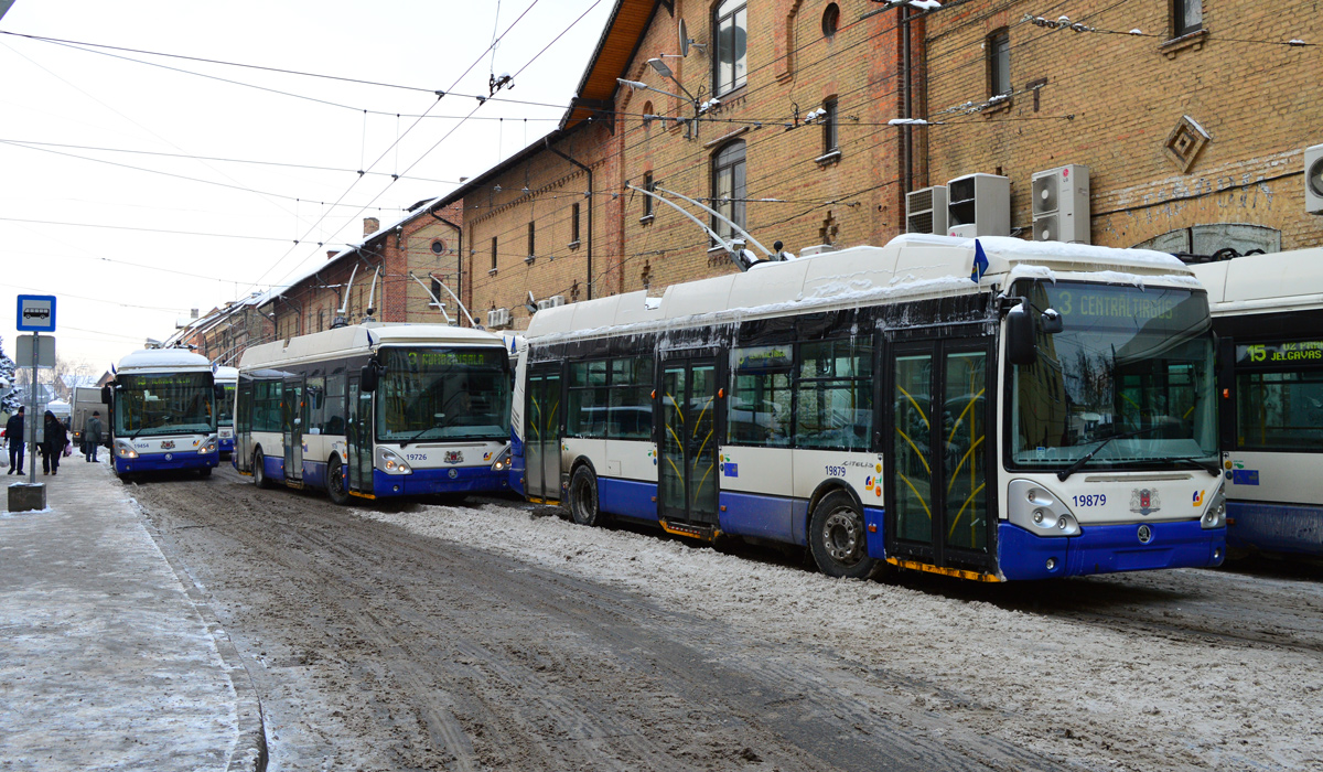 Рига, Škoda 24Tr Irisbus Citelis № 19879; Рига, Škoda 24Tr Irisbus Citelis № 19726; Рига, Škoda 24Tr Irisbus Citelis № 19454