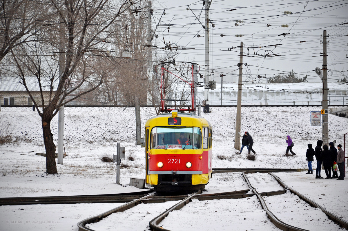 Volgograd, Tatra T3SU # 2721 Volgograd, Tatra T3SU # 2721