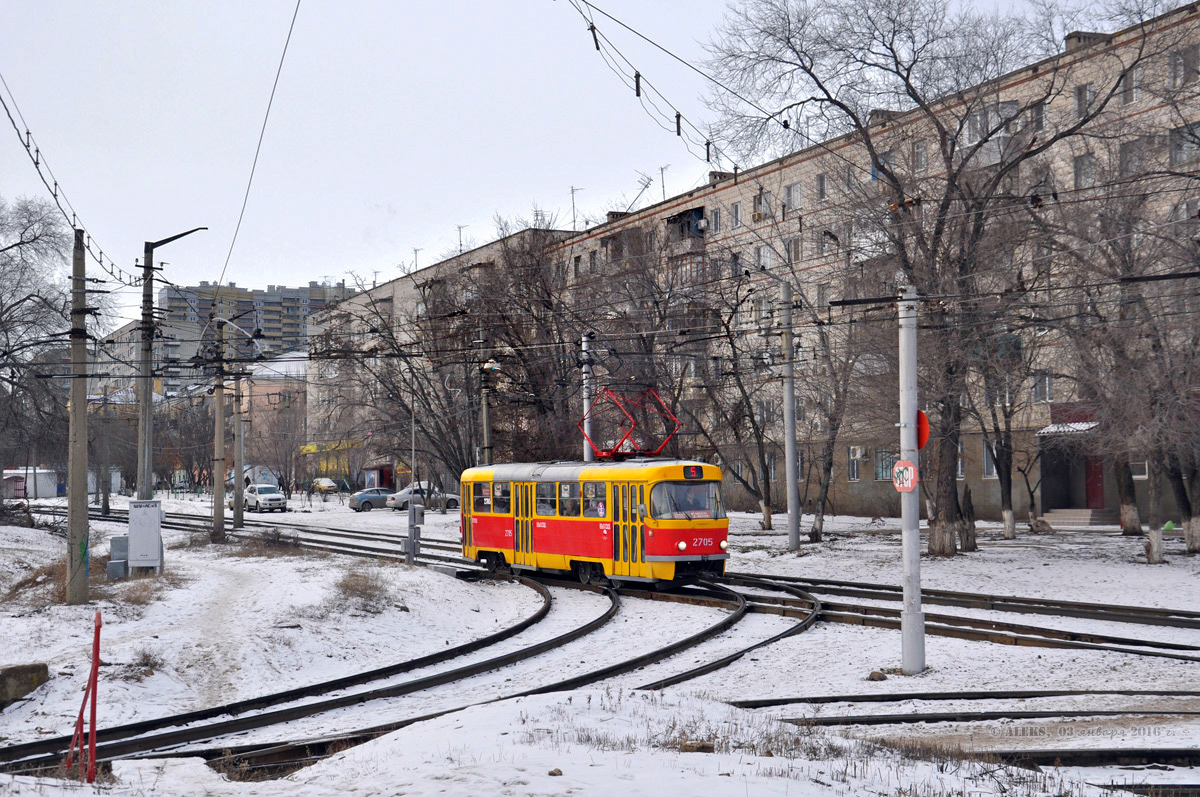 Волгоград, Tatra T3SU № 2705