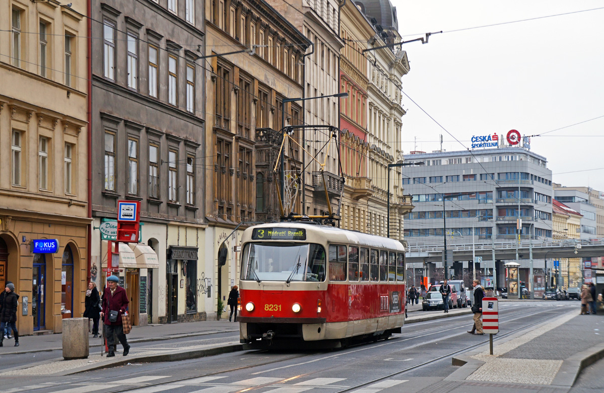 Прага, Tatra T3R.P № 8231