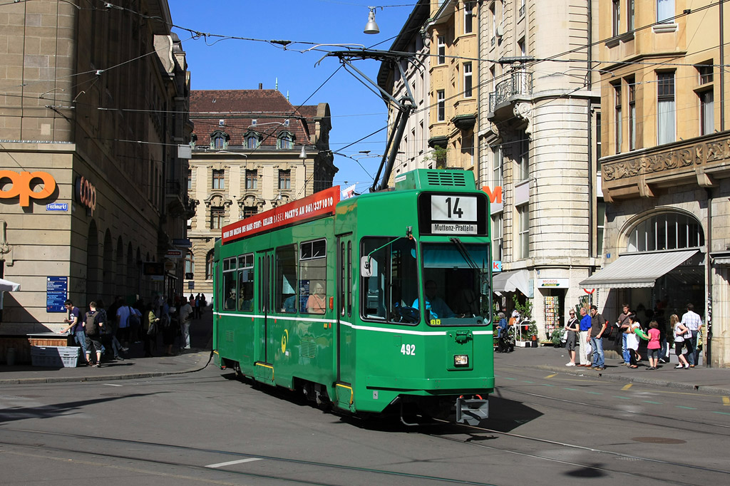 Базель, Schindler/SIG/BBC Be 4/4 № 492