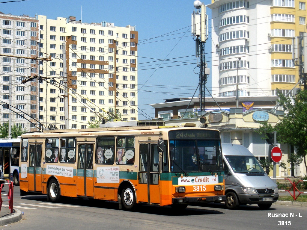 Кишинёв, Škoda 14TrDT/6M № 3815
