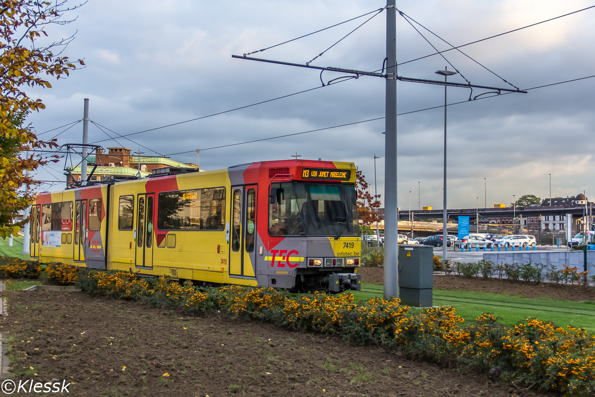Charleroi, BN/ACEC type 6100 6-axle № 7419