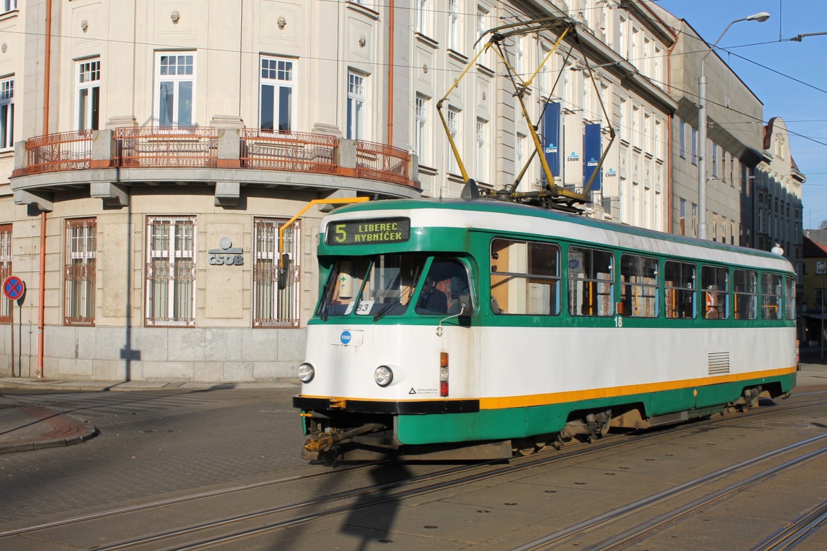 Liberec ― Jablonec nad Nisou, Tatra T2R Br. 18