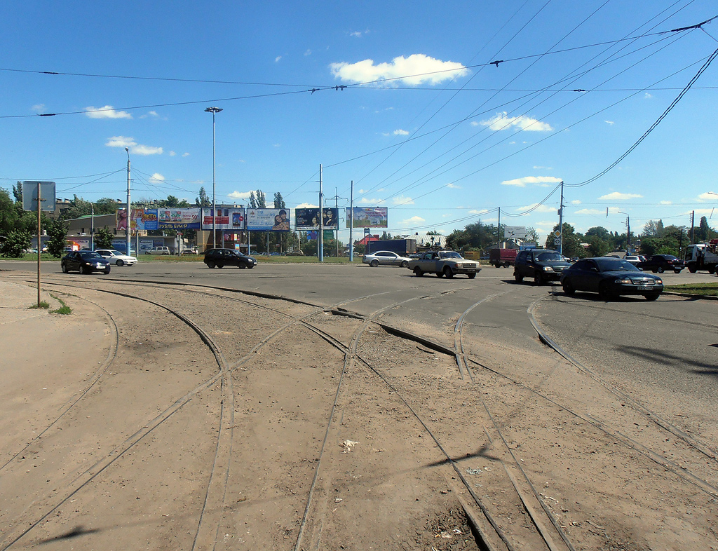 Voronezh — The remnants of Voronezh tramway