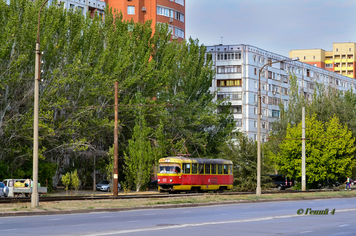 Волжский, Tatra T3SU (двухдверная) № 83