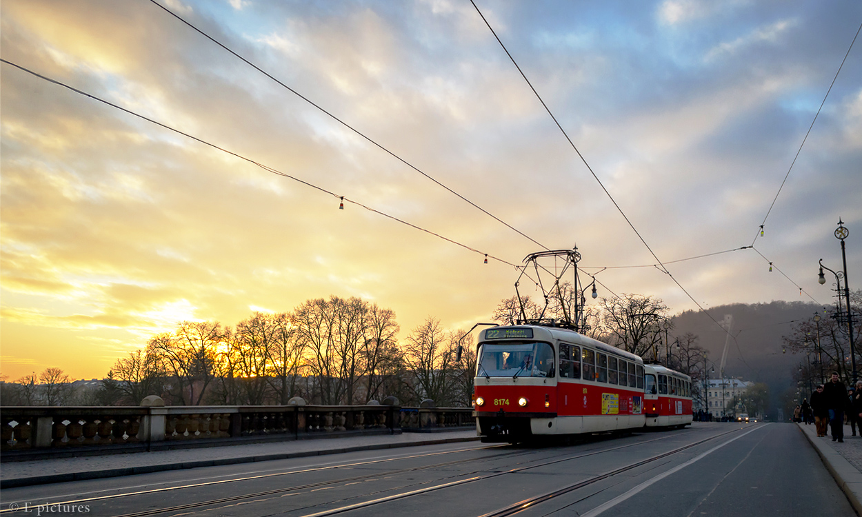 Прага, Tatra T3R.PV № 8174