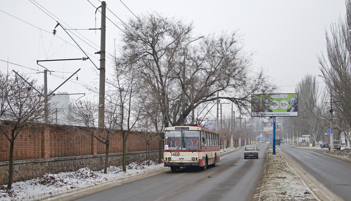 Мариуполь, Škoda 14Tr89/6 № 1468