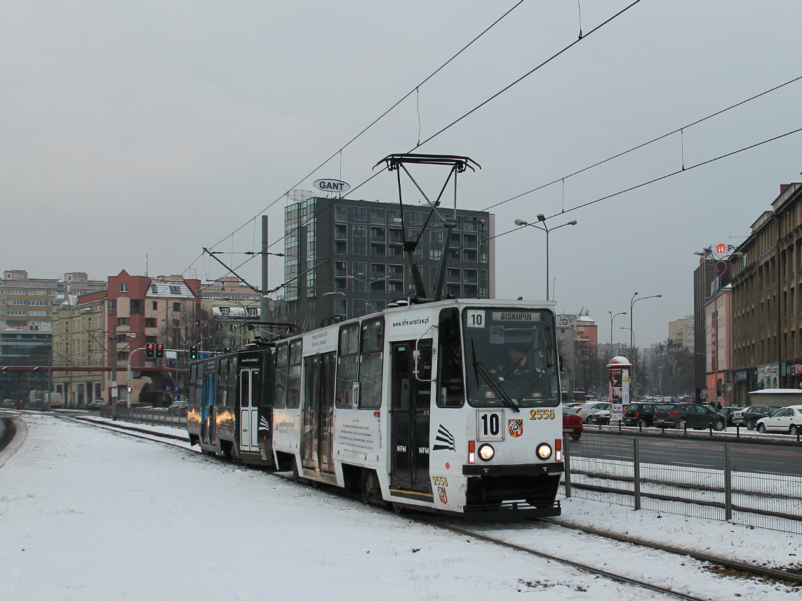 Wrocław, Konstal 105Na № 2558