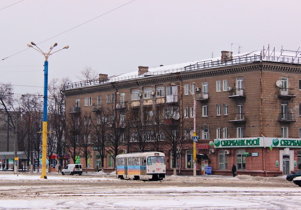 Каменское, Tatra T3SU № 687