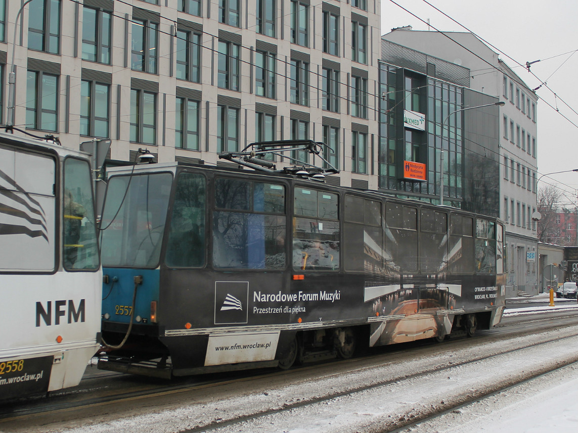 Wrocław, Konstal 105Na Nr. 2557