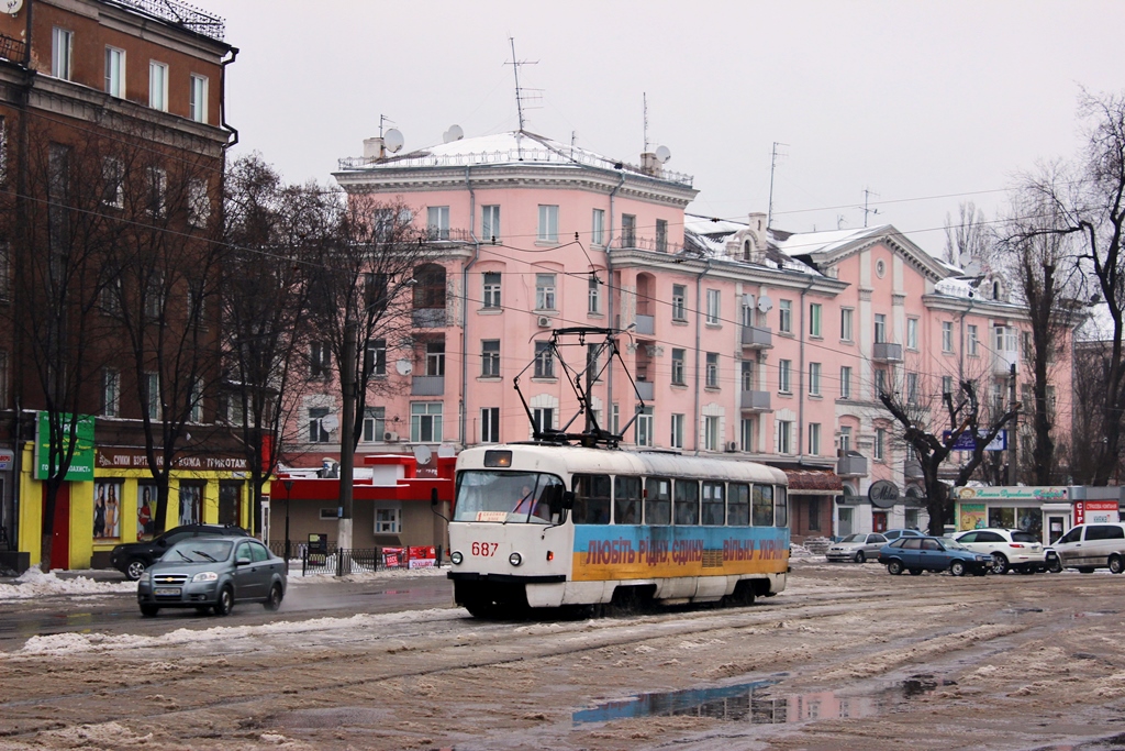 Каменское, Tatra T3SU № 687