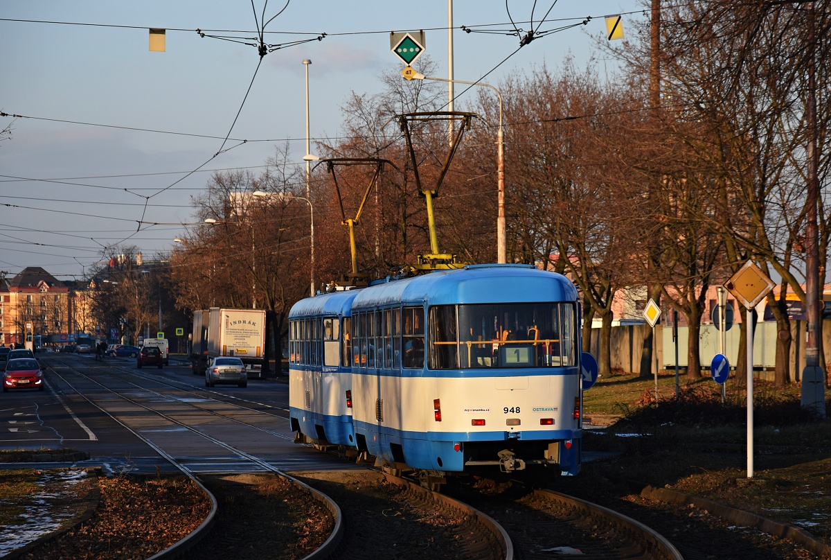 Острава, Tatra T3R.E № 948