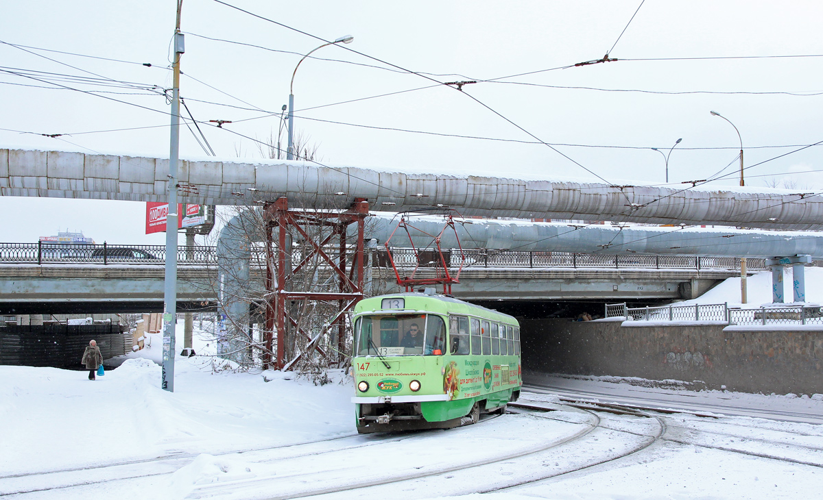 Yekaterinburg, Tatra T3SU # 147