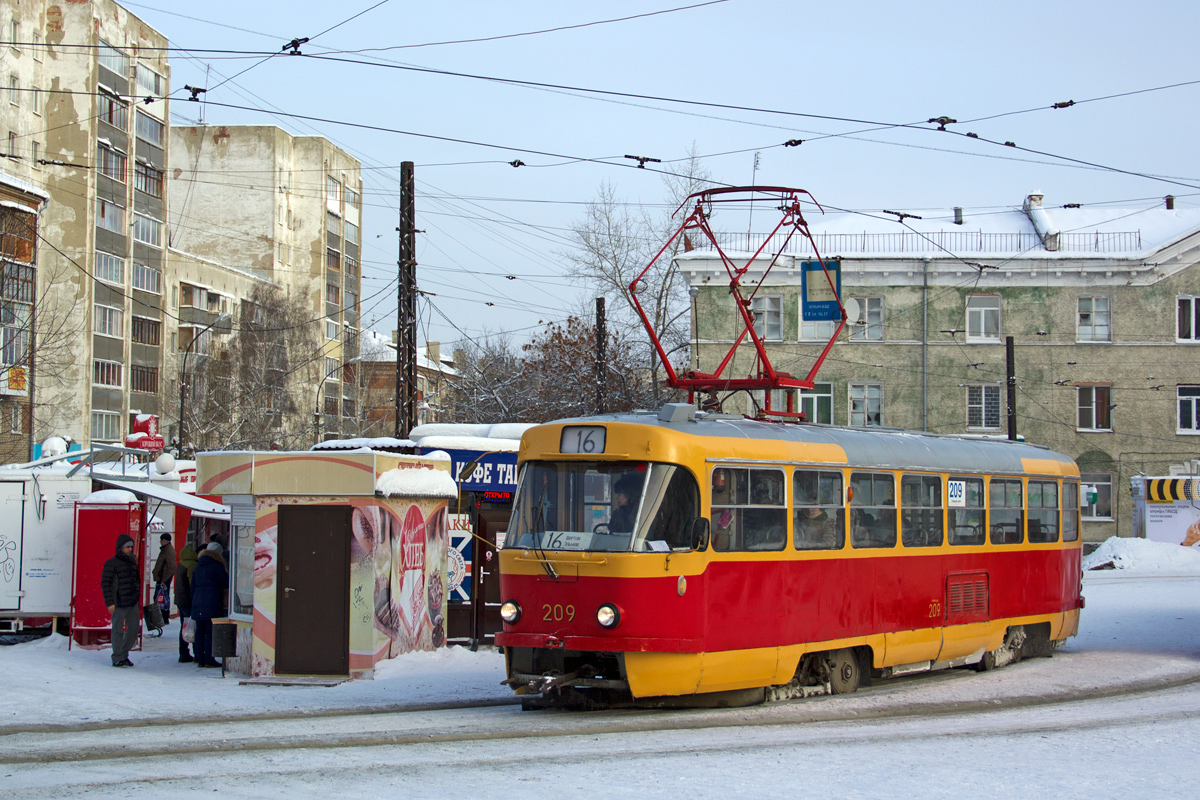 Екатеринбург, Tatra T3SU № 209